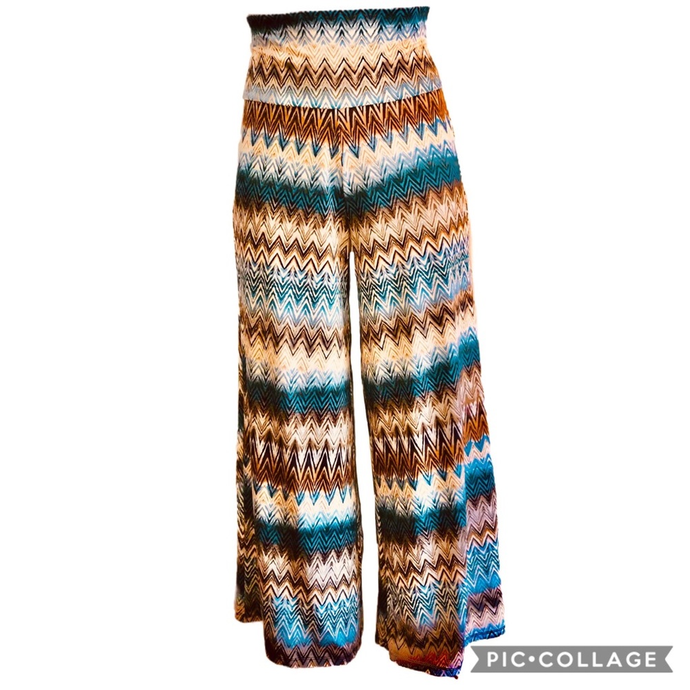 PALAZZO Zigzag PANTS Zac & Rachel S - Picture 6 of 7